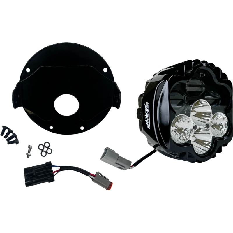CUSTOM DYNAMICS Shark Demon? 2 Headlight – Low Rider ST SD2-LRST-W