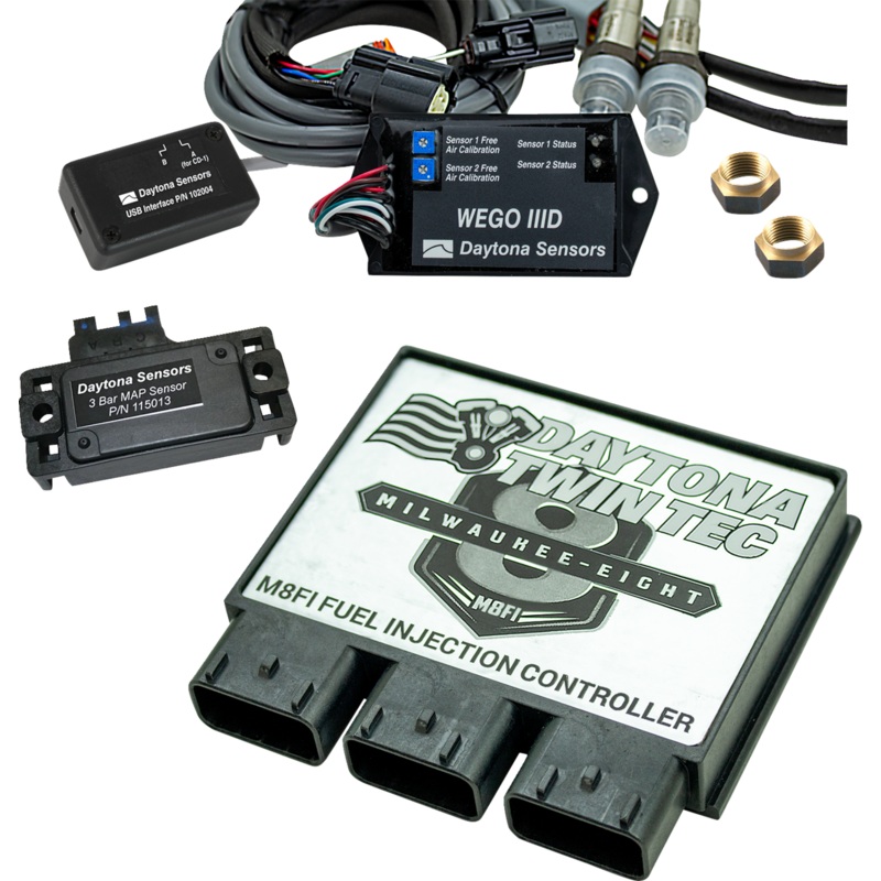 DAYTONA TWIN TEC LLC Fuel Injection Electronic Control Module Kit with 3 BAR Manifold Absolute Sensor – ’18-’20 Softail 17813