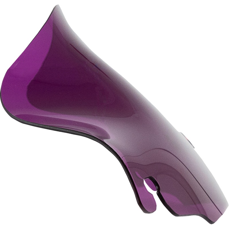 KLOCK WERKS Kolor Flare* Windshield – 6-1/2 – Purple – FLH KWW-01-0700