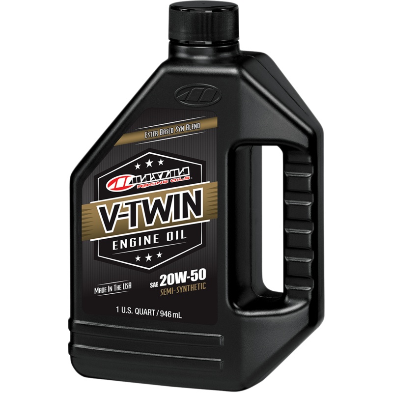 MAXIMA RACING OIL V-Twin Semi-Synthetic Engine Oil – 20W-50 – 1L 30-14901