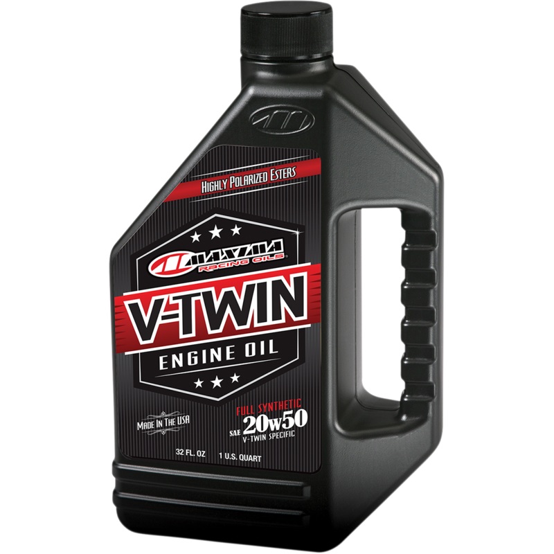 MAXIMA RACING OIL V-Twin Synthetic Oil – 20W-50 – 1 U.S. quart 30-11901