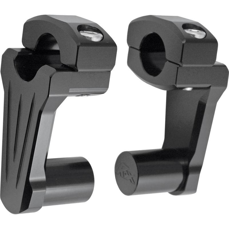 Pivoting Handlebar Riser Black 2 Rise