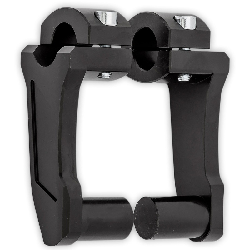 Pivoting Handlebar Riser Black 4 Rise