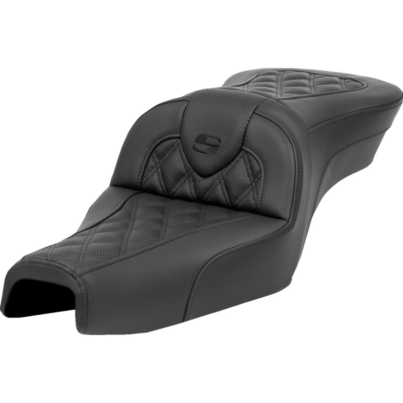 SADDLEMEN Roadsofa* Seat – without Backrest – Lattice Stitch – XL ’04-’22 807-03-182