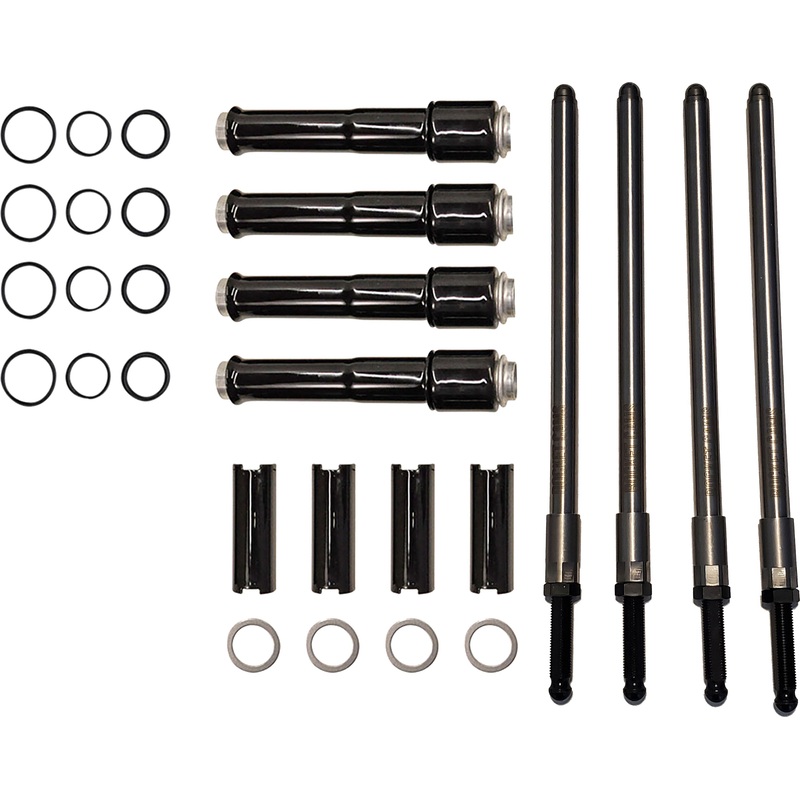 Speedy Push Rods / Covers Black `99 17 Twin Cam
