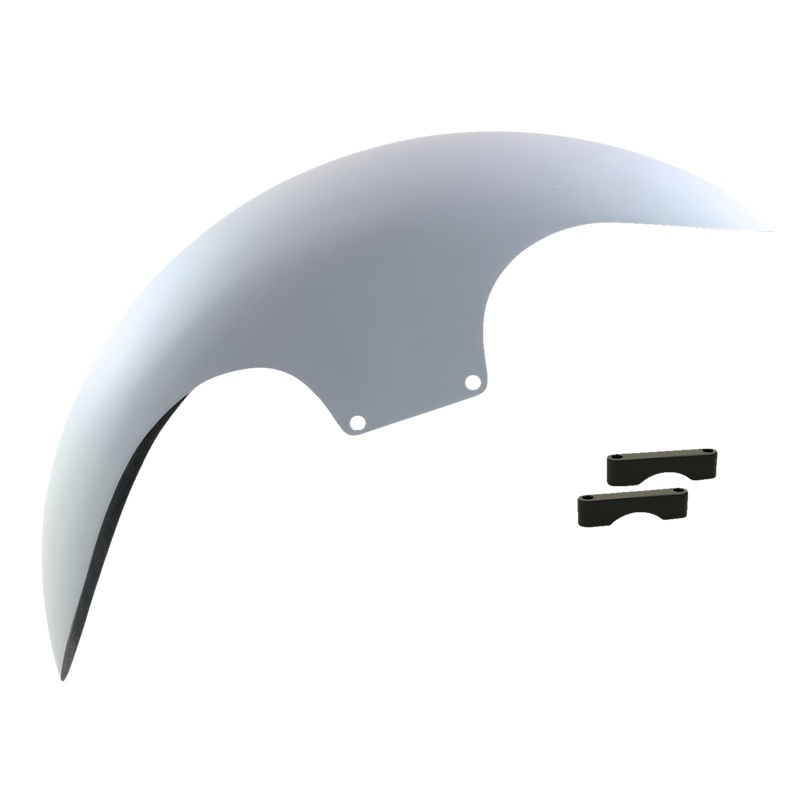 PAUL YAFFE BAGGER NATION Cafe Front Fender – 19 – Black Spacers PYO:CAFE-19-13E-B-C