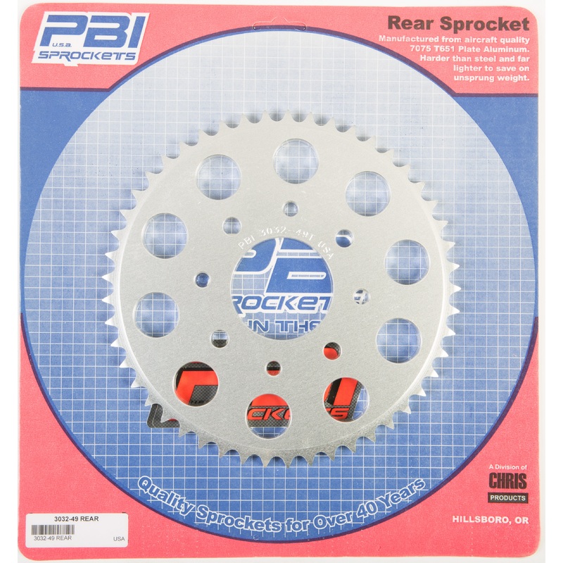 Rear Sprocket Aluminum 49t 428 Hon