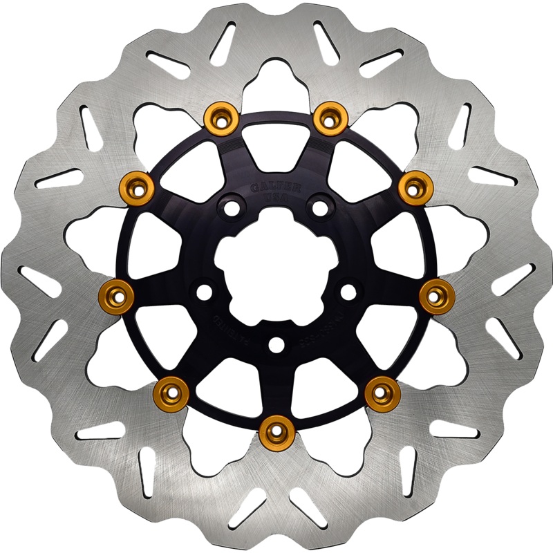 Rotor 11.8 Floating Wave Rr Black/Gold Buttons