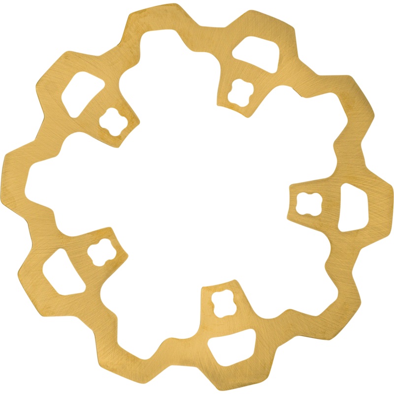 LYNDALL RACING BRAKES LLC Rotor with Gas Slots – Prodigy/Enforcer – Gold – 11.8 3-232-2
