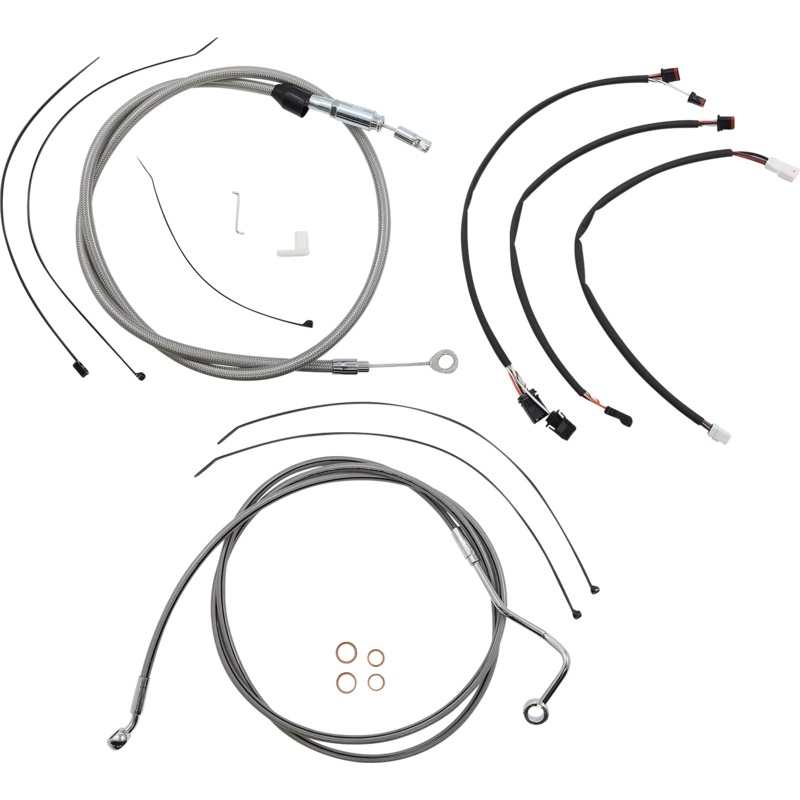 MAGNUM SHIELDING XR Handlebar Installation Kit – Stainless Steel/Chrome 5891151