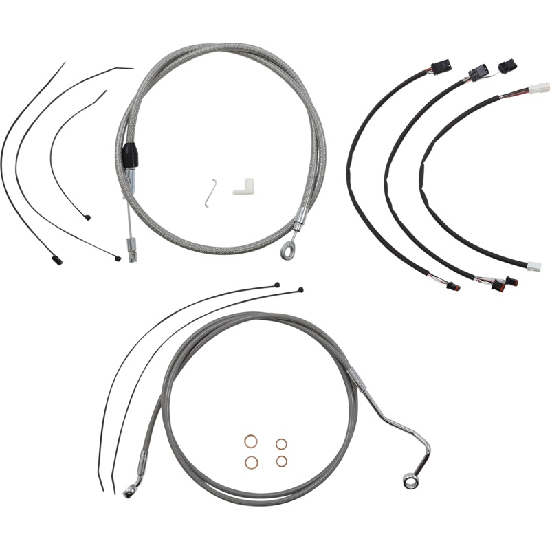 MAGNUM SHIELDING XR Handlebar Installation Kit – Stainless Steel/Chrome 5891152