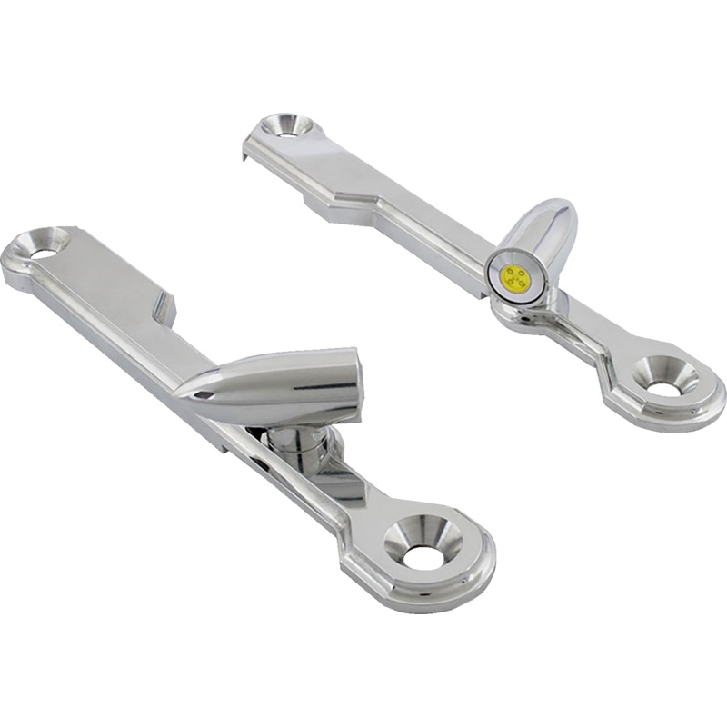 PAUL YAFFE BAGGER NATION Bullet Turn Signals – Chrome – FLHX/FLHR PYO:LB-SG-DRL-C