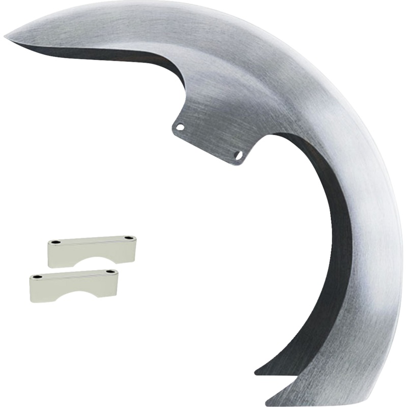 PAUL YAFFE BAGGER NATION DEI Front Fender – 21 Wheel – With Chrome Adapters DEI21-13E-C