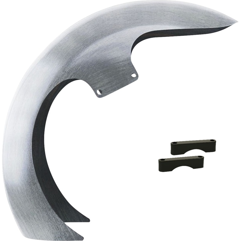 PAUL YAFFE BAGGER NATION DEI Front Fender – 26 Wheel – With Black Adapters DEI26-13E-B
