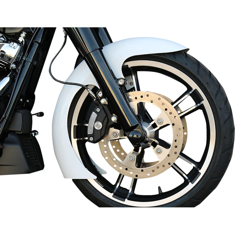 PAUL YAFFE BAGGER NATION DEI Front Fender – OEM – 16-19 Wheel – With Black Adapters – Touring Models DEI-OEM-14L-B