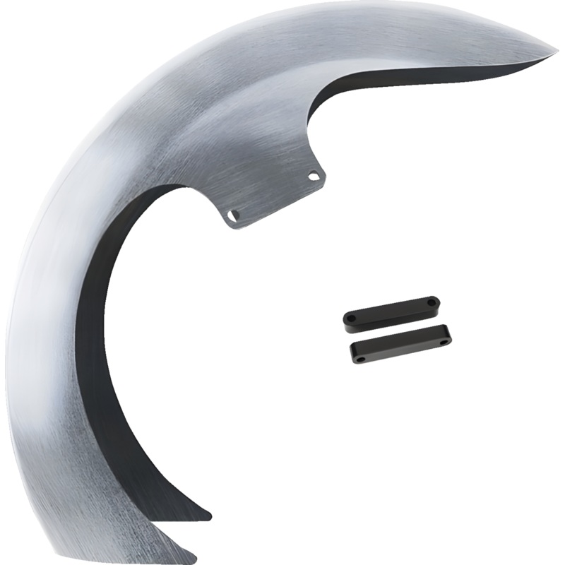 PAUL YAFFE BAGGER NATION DEI Front Fender – OEM – 19 Wheel – With Black Adapters PYO:DEI-OEM-23CVO-B