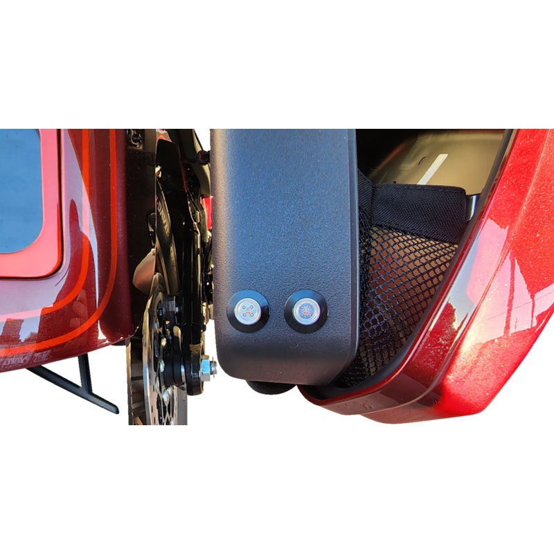 PAUL YAFFE BAGGER NATION Lightning Bolts Kit – Run/Brake/Turn – Black PYO:BB-LB-B
