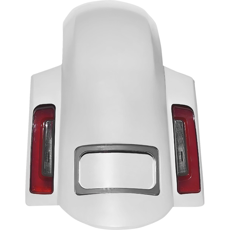 PAUL YAFFE BAGGER NATION Short Sport Rear Fender – With Chrome Plate Frame PYO:RF-SS-CVO-C