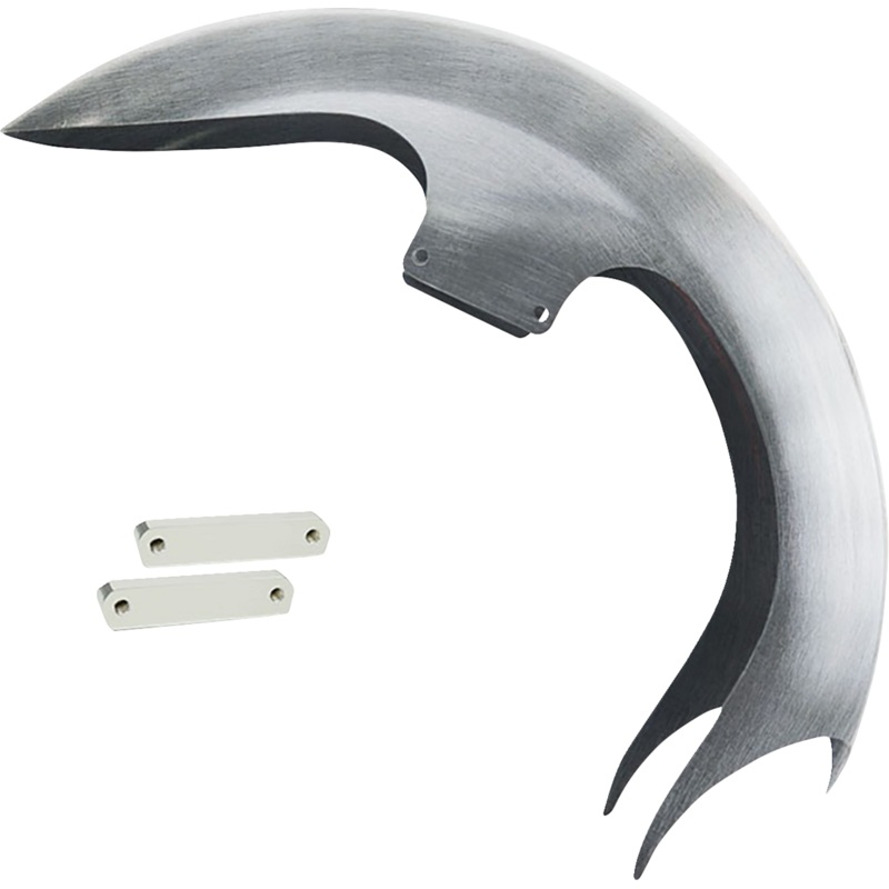 PAUL YAFFE BAGGER NATION Talon Front Fender – 21 Wheel – With Chrome Fender Adapters – Touring Models TALON21-14L-C