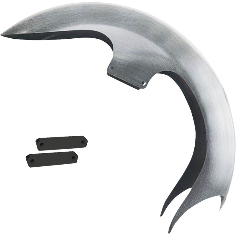 PAUL YAFFE BAGGER NATION Talon Front Fender – OEM – 16-19 Wheel – With Black Adapters – Touring Models TALON-OEM-14L-B