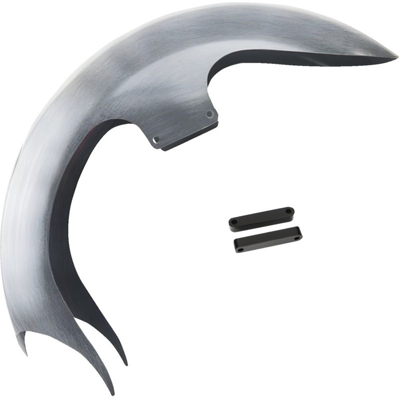 PAUL YAFFE BAGGER NATION Talon Front Fender – OEM – 19 Wheel – With Black Adapters TALON-OEM-23CVO-B