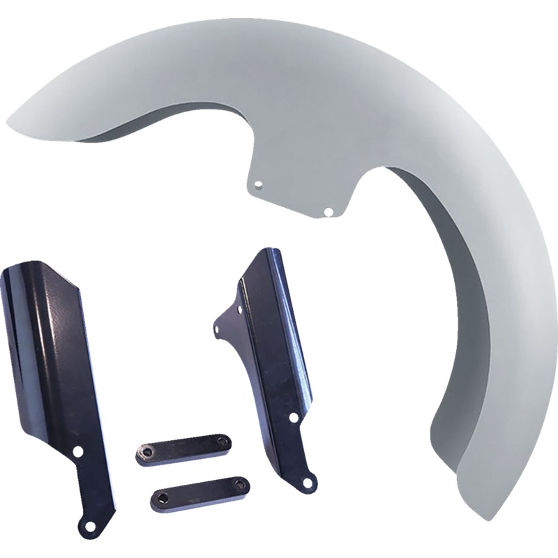 PAUL YAFFE BAGGER NATION Thicky Front Fender – 19 Wheel – With Black Adaptor – M8 Low Rider S/ST THICKY-19-LR-18L-SL