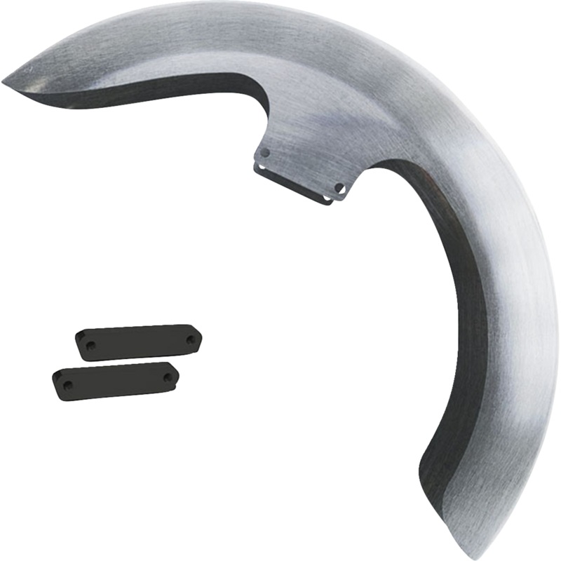 PAUL YAFFE BAGGER NATION Thicky Front Fender – 21 – With Black Adapters THICKY21-14L-B
