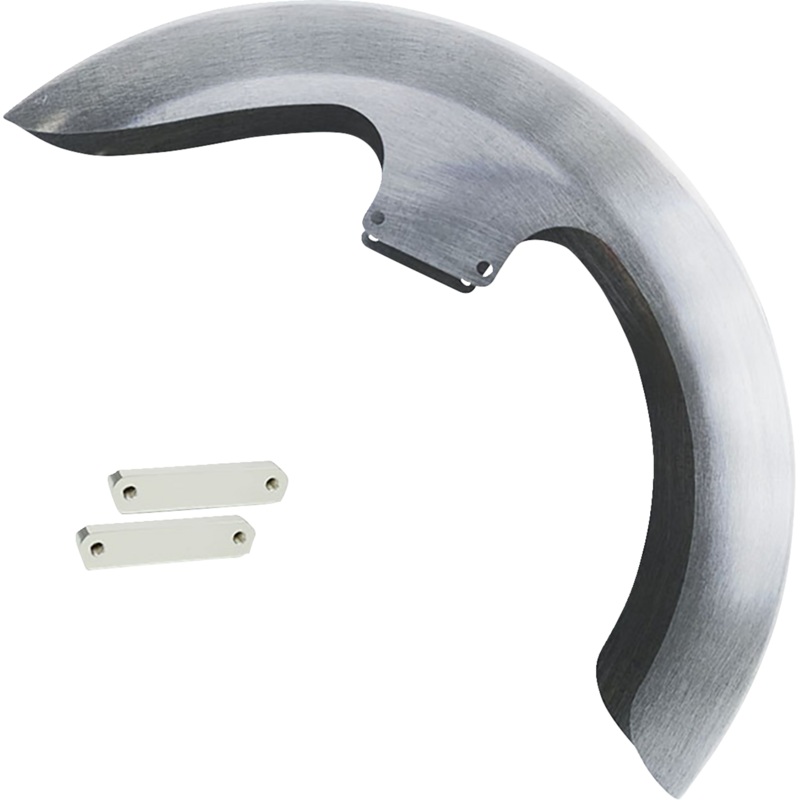 PAUL YAFFE BAGGER NATION Thicky Front Fender – 21 – With Chrome Adapters THICKY21-14L-C