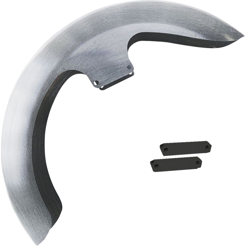 PAUL YAFFE BAGGER NATION Thicky Front Fender – 26 – With Black Adapters THICKY26-14L-B