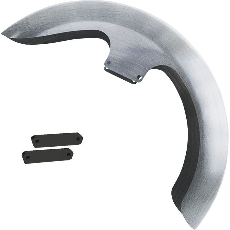 PAUL YAFFE BAGGER NATION Thicky Front Fender – OEM – 16-19 Wheel – With Black Adapters THICKY-OEM-14L-B