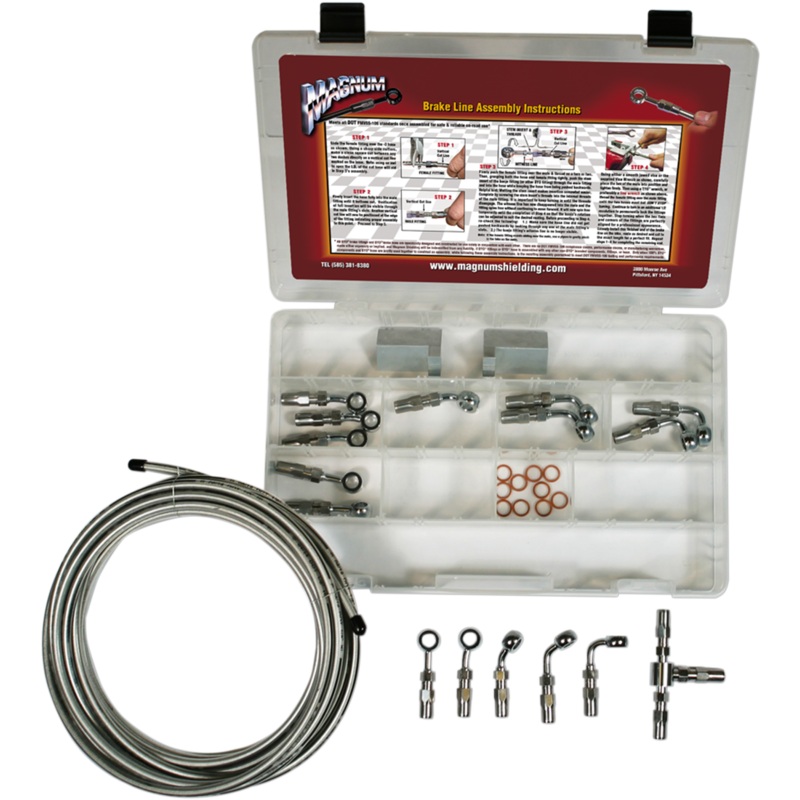 MAGNUM SHIELDING Build Your Own Brake Kit – Basic – Chrome 399004