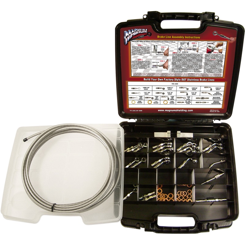 MAGNUM SHIELDING Build Your Own Brake Kit – Deluxe – Chrome 399001