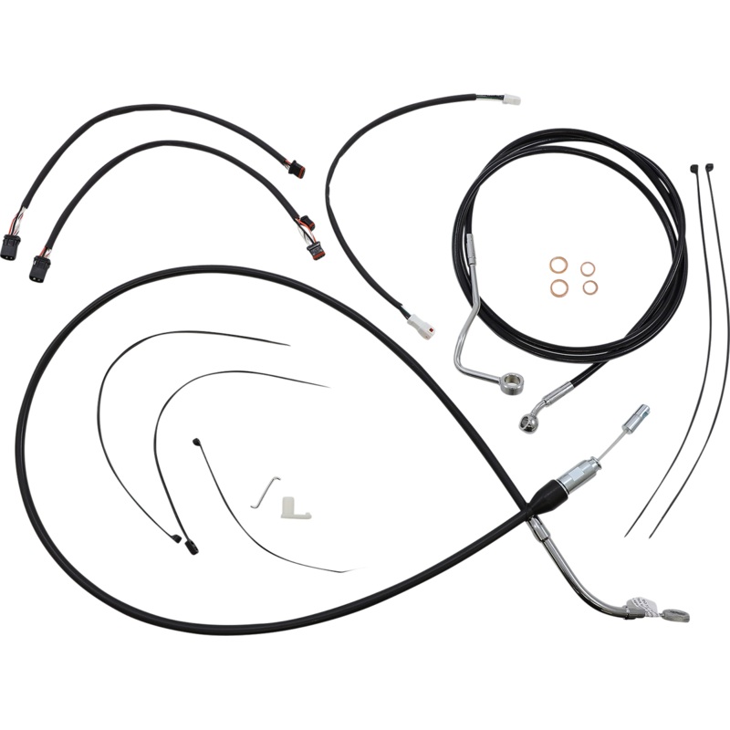 MAGNUM SHIELDING XR Handlebar Installation Kit – Black/Chrome 4891171