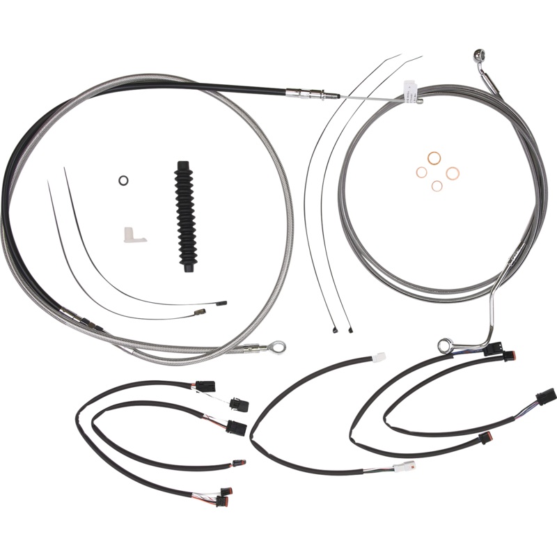 MAGNUM SHIELDING XR Handlebar Installation Kit – Stainless Steel/Chrome 5891021