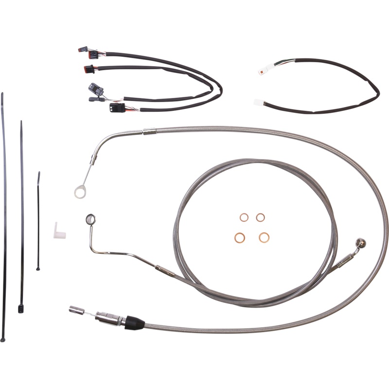 MAGNUM SHIELDING XR Handlebar Installation Kit – Stainless Steel/Chrome 5891171