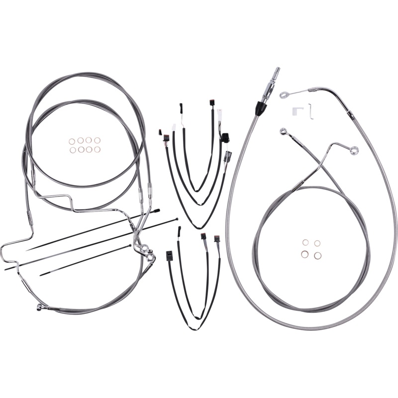 MAGNUM SHIELDING XR Handlebar Installation Kit – Stainless Steel/Chrome 5891191
