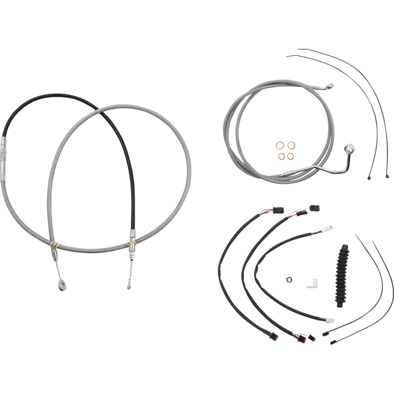 MAGNUM SHIELDING XR Handlebar Installation Kit – Stainless Steel/Chrome 589982