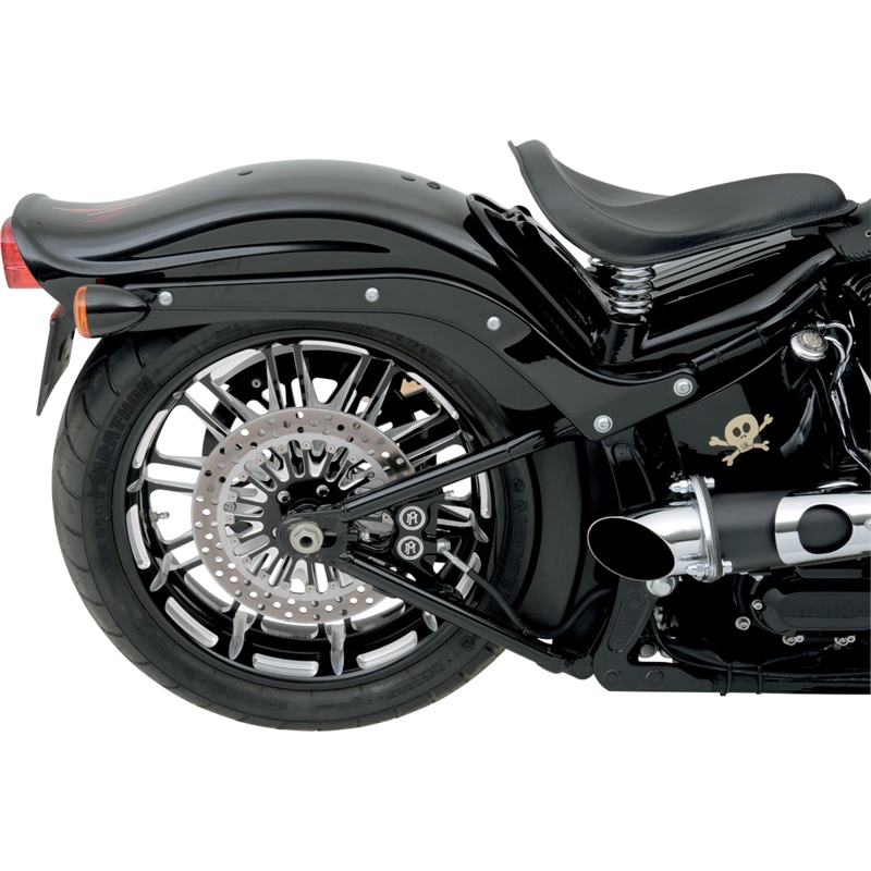 PERFORMANCE MACHINE (PM) 4-Piston Caliper – Rear – Contrast Cut* 08-17 Softail 1256-0077-BM