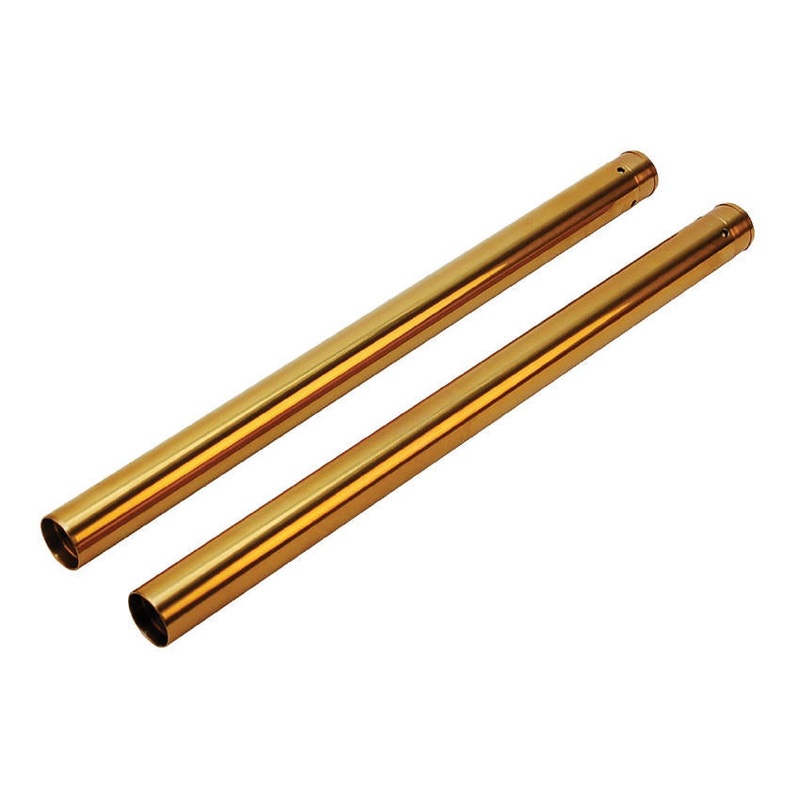 GP SUSPENSION TI-NITRATE/GOLD 24 7/8 FORK TUBES MODIFIED FOR USE WITH GP SUSPENSION 25MM CARTRIDGE KIT