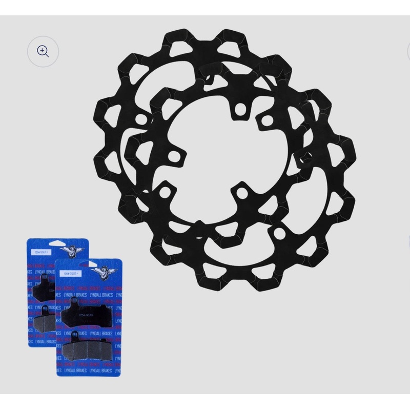 LYNDALL 24′ Non-CVO Touring Front Rotor Kit
