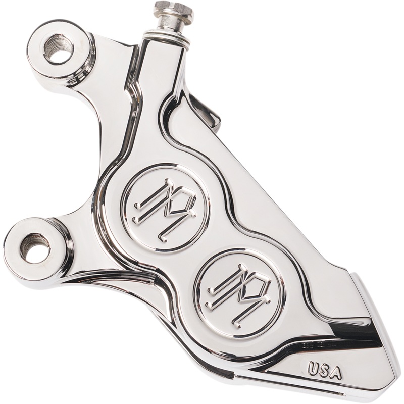 PERFORMANCE MACHINE (PM) 4-Piston Caliper – Chrome – Left Front 0052-2425-CH