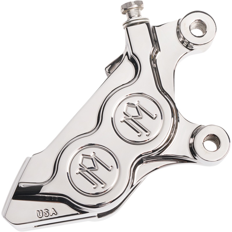 PERFORMANCE MACHINE (PM) 4-Piston Caliper – Chrome – Right Front 0052-2424-CH
