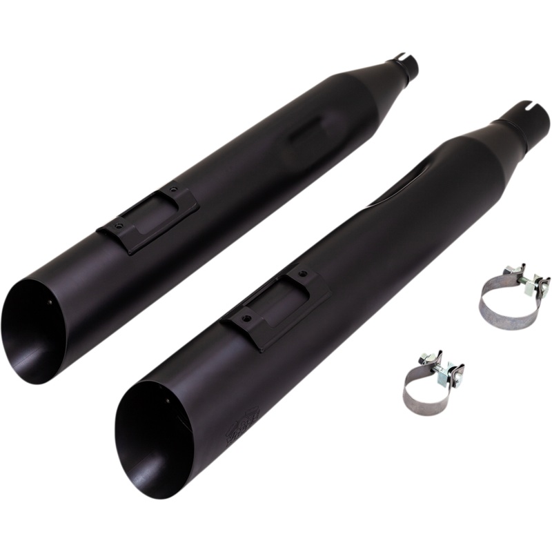 VANCE & HINES Blackslash 450 Slip-On Mufflers – Black 46764
