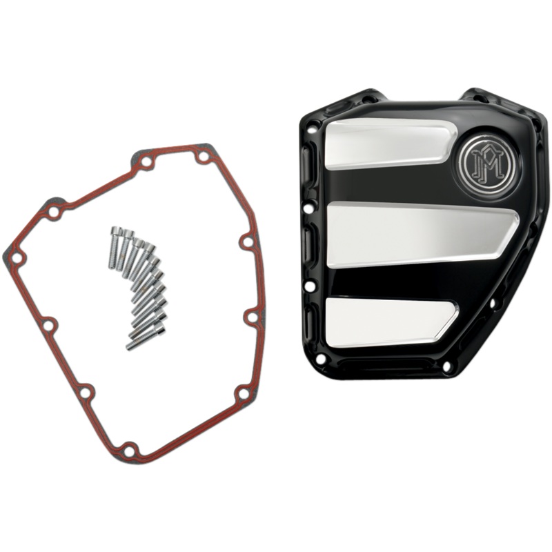 PERFORMANCE MACHINE (PM) Cam Cover – Scalloped – Platinum Cut – Twin Cam 0177-2020-BMP