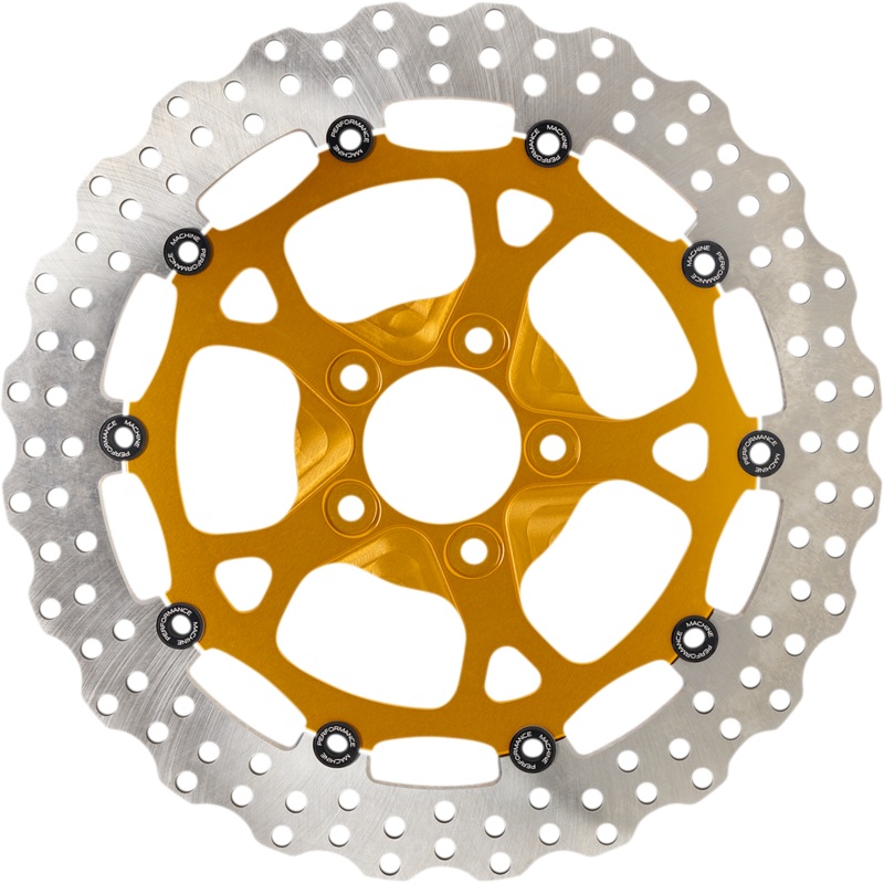 PERFORMANCE MACHINE (PM) Dominator Rotor – Front – 13 – Gold 0133-3059S-G
