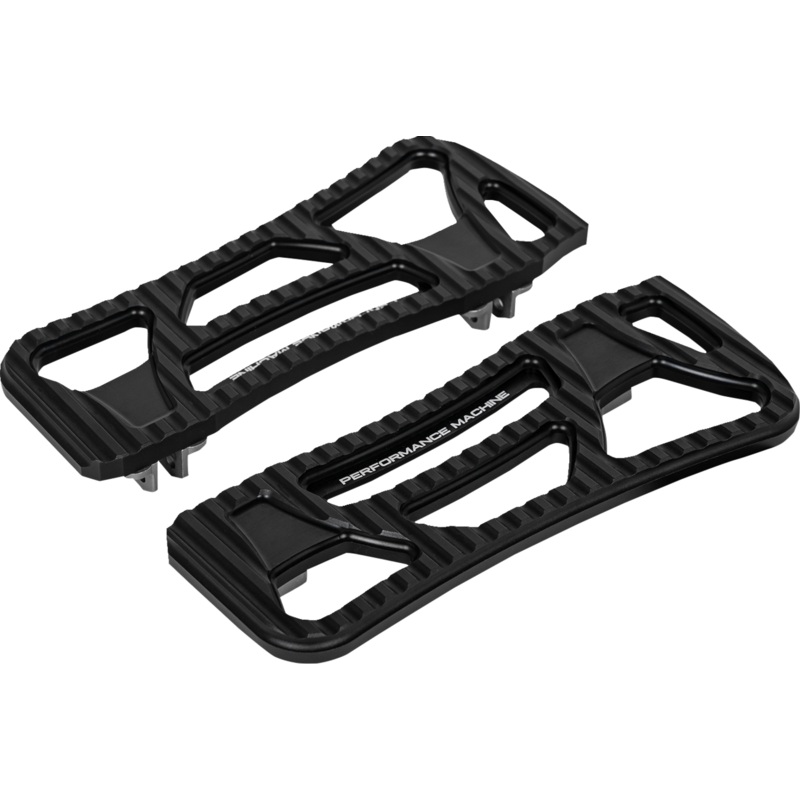 PERFORMANCE MACHINE (PM) Drifter Floorboards – Rider – Black Ops – FL 0036-1025-SMB