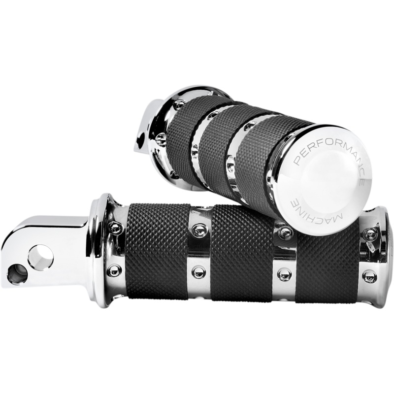 PERFORMANCE MACHINE (PM) Footpegs – Chrome – XLS – M8 – Passenger 0035-1249M-CH