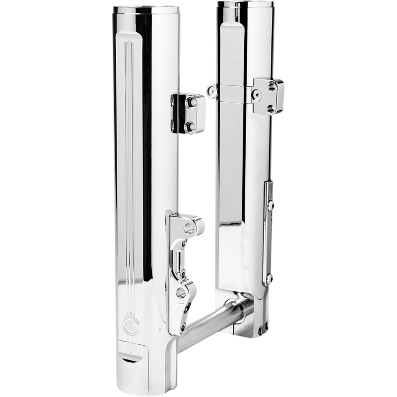 PERFORMANCE MACHINE (PM) Fork Leg – 49 mm – Chrome – Lower – Single Disc 0208-2178-CH