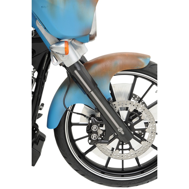 PERFORMANCE MACHINE (PM) Fork Leg Kit – Black – Lower – Dual Disc – Contrast Cut – ’14-’20 FL 0208-2096-BM