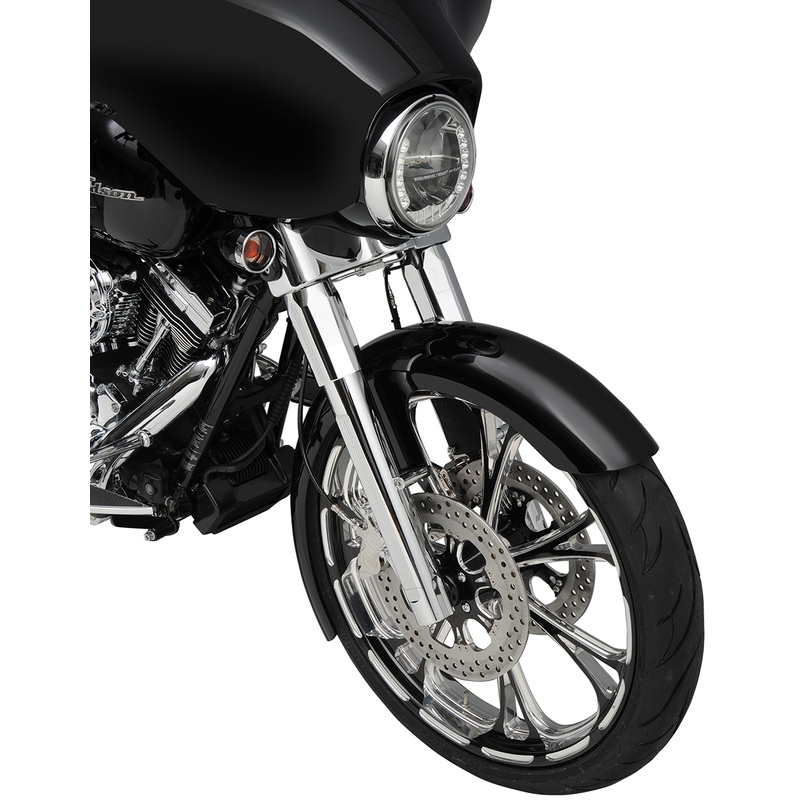 PERFORMANCE MACHINE (PM) Fork Leg Kit – Chrome – Lower – Dual Disc – ’08-’13 0208-2056-CH